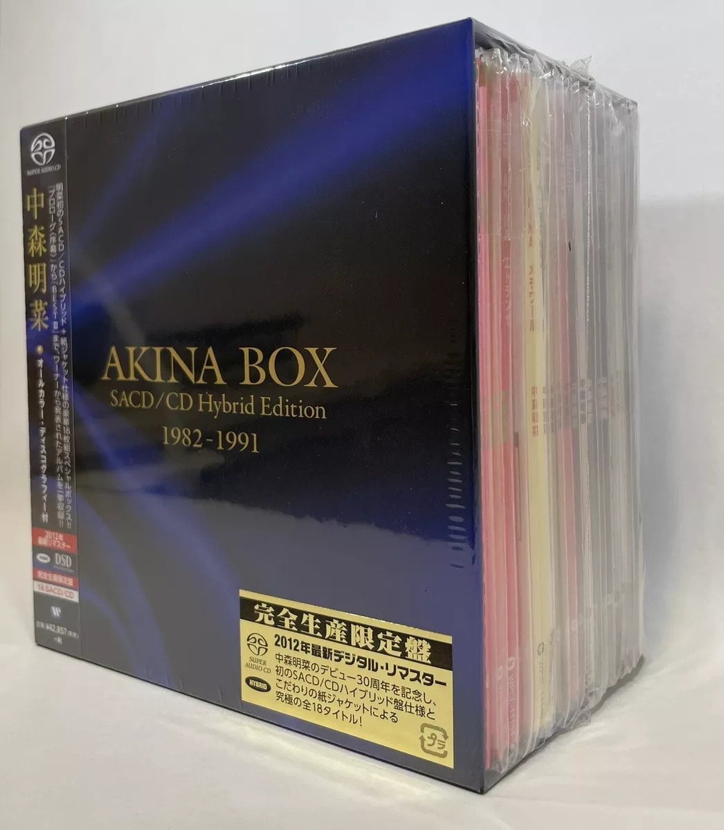 SACD: Akina Nakamori 1982-1991 18 Disc Super Audio CD Akina Box Japan SEALED