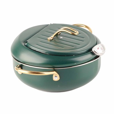 Dioche Friteuse de cuisson Marmite avec thermomètre Poêle à frire japonaise e...