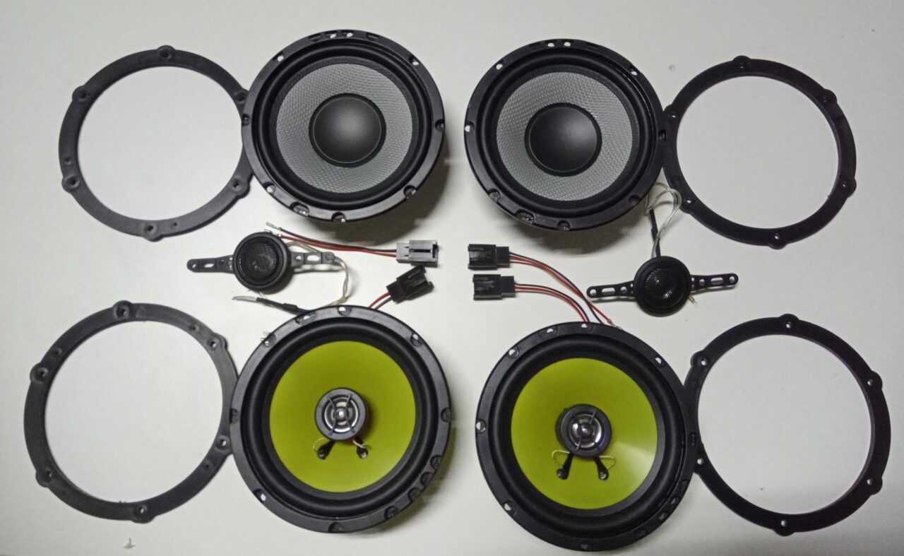 Kit 6 altoparlanti + cavi + adattatori per Citroen Berlingo III dal 2015