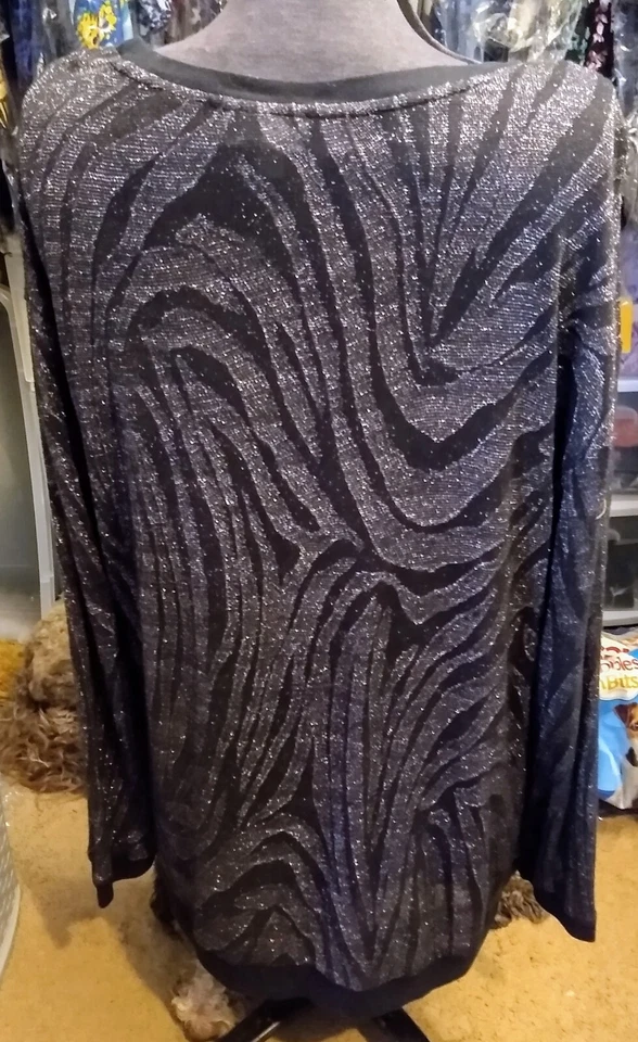 Blusa JLO Talla 1X Axilas 28 In Hombro Abajo 30 In Parte Inferior 29 In Lk Nueva Foto 2 de 4