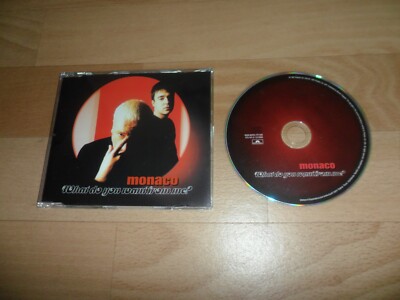 MONACO - WHAT DO YOU WANT FROM ME (RARE CD SINGLE) PETER HOOK / JOY DIVISION