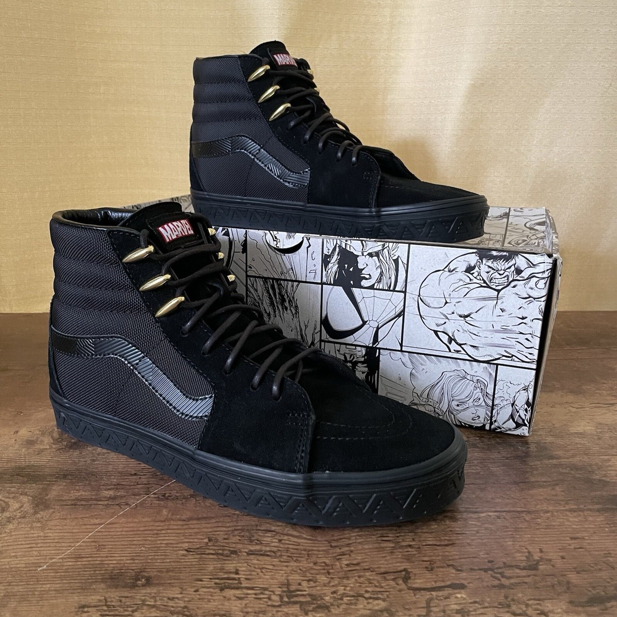 vans old skool black panther