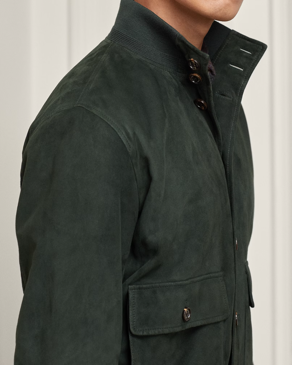Purple Label Ralph Lauren Hayworth 100% Lamb Suede Skeet Purple Label Ralph Lauren Hayworth 100% Lamb Suede Skeet