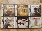 MIAMI LAW TECMO AGAIN SECRET FILES TUNGUSKA ABC MURDERS✨Nintendo DS✨Complete Lot