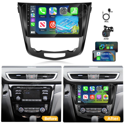 4+64G Android 13 GPS Autoradio Navi für Nissan X-Trail Qashqai 2014-2018 Carplay