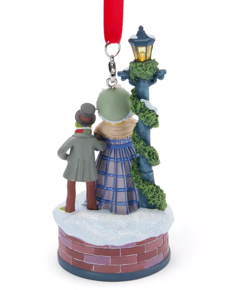 Cuaderno de bocetos Disney Muppets Cuento de Navidad adorno iluminado Kermit Piggy nuevo con etiquetas Foto 3 de 4