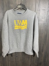 Vintage Mary Washington College Sweatshirt Adult Large Gray