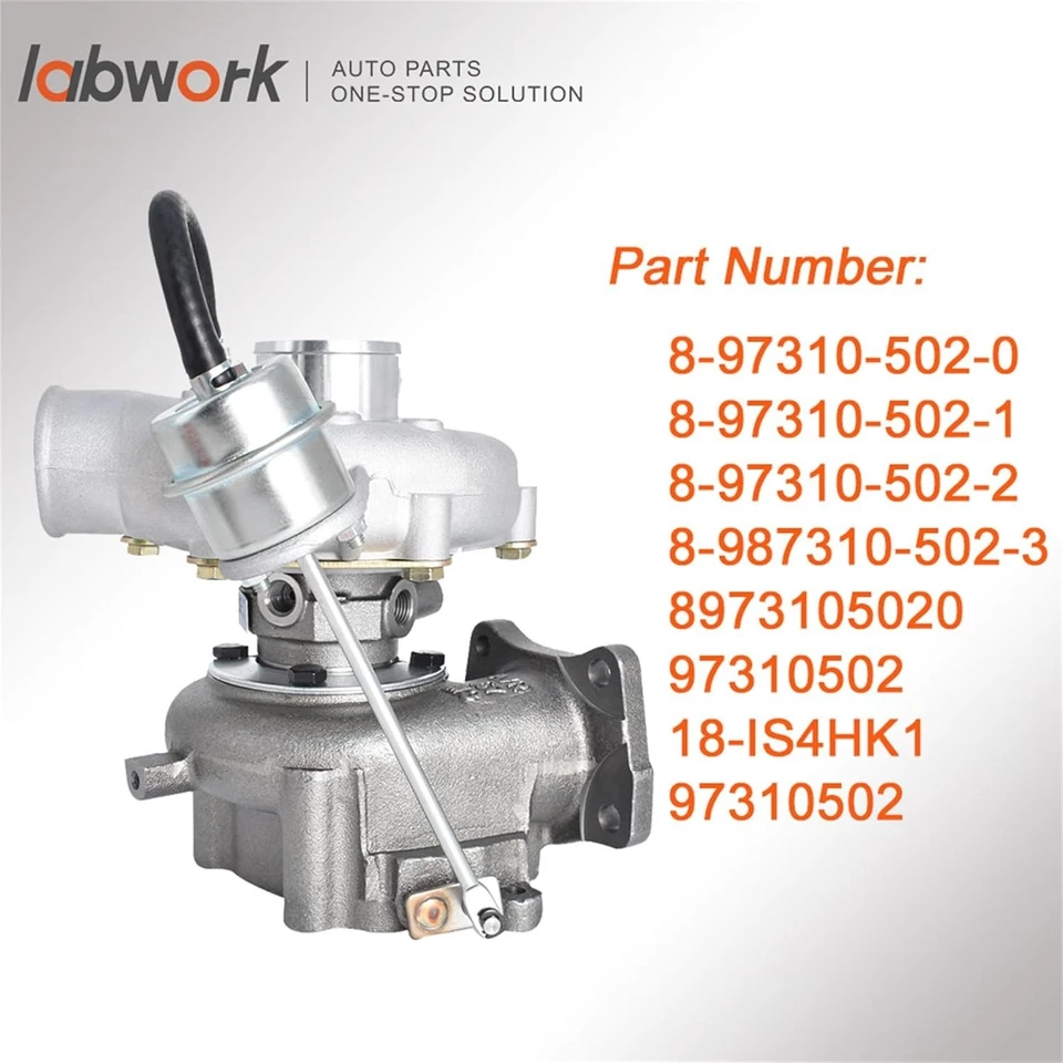 Turbocharger For 2005-2010 Isuzu NPR NQR NPR-HD NRR Base 4HK1 5.2L - Image 4 of 4