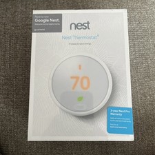 Termostato Nest E T4001ES Termostato Programable - Blanco Nuevo