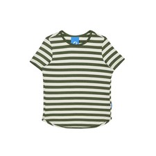FINKID Shirt T-Shirt Bambus Jersey Maalari Bronze Green Offwhite Gr. 90 100