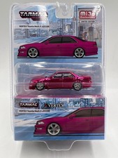 Tarmac Works Mijo Exclusives CHASE VERTEX Toyota Mark II JZX100 Pink Chrome