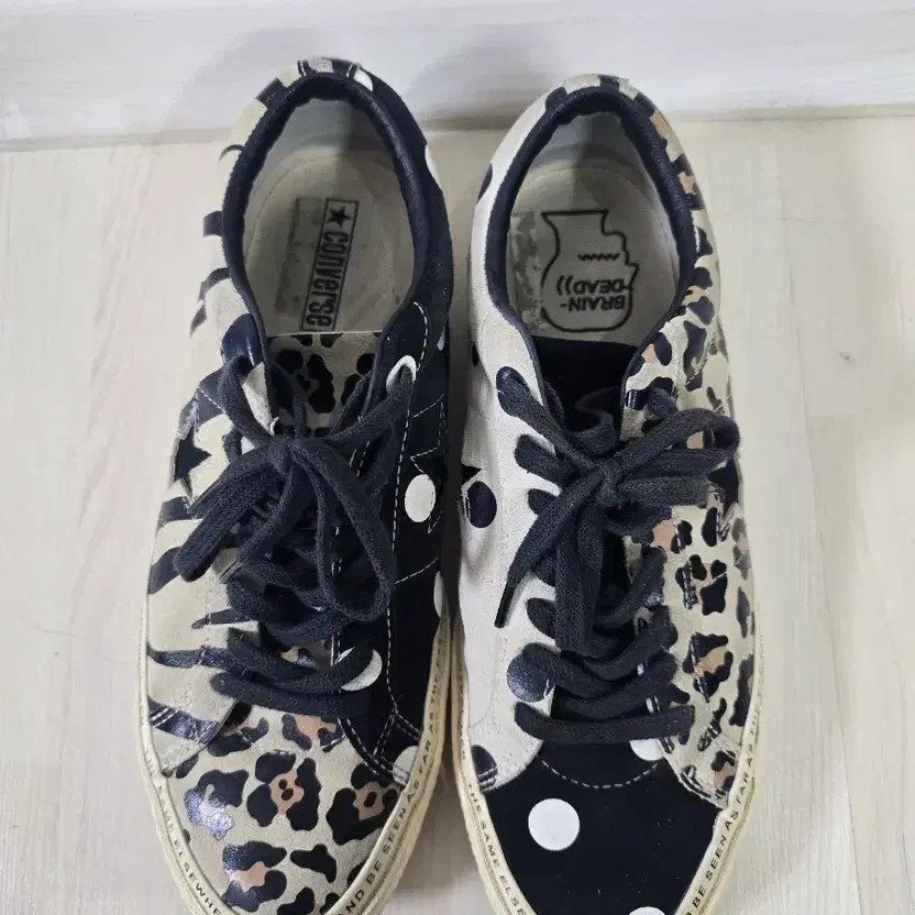 Converse Breaked Leopard One Star Low Sneakers - Pre-Owned thumbnail 4