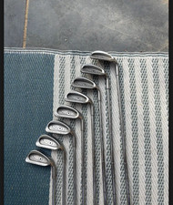 PING Eye Golf Irons Set 3-9 W S black dot Missing 5-Iron RH Steel Shafts