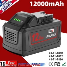 For Milwaukee For M18 18V 12.0Ah Battery Lithium Extended Capacity 48-11-1860