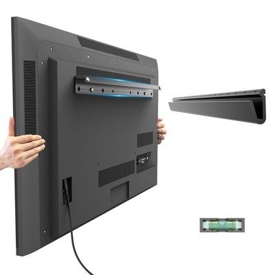 No Drill Drywall TV Mount, No Stud TV Wall Mount for Most Brand 2255 Inch TVs...