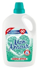 Felce Azzurra Fabric Softener Mon Amour 3000 ML 60 Washes Hygiene