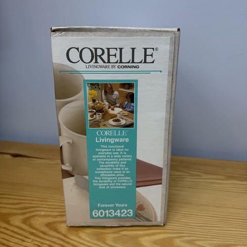 Vtg 1990 Corelle FOREVER YOURS 16 Pc Service for 4 Set Sealed Box NEW OLD STOCK - Picture 5 of 10