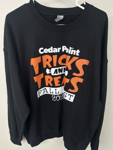 Felpa Cedar Point 2020 Adulto XL Trucchi e Dolci Festa Autunno - Foto 3 di 5