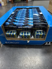 E-Circuit Super Heavy Duty AA Box Of Batteries