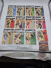 Vintage 80s GI Joe Action Figure Cardback Uncut File Cards Lot Of 12 And Extra