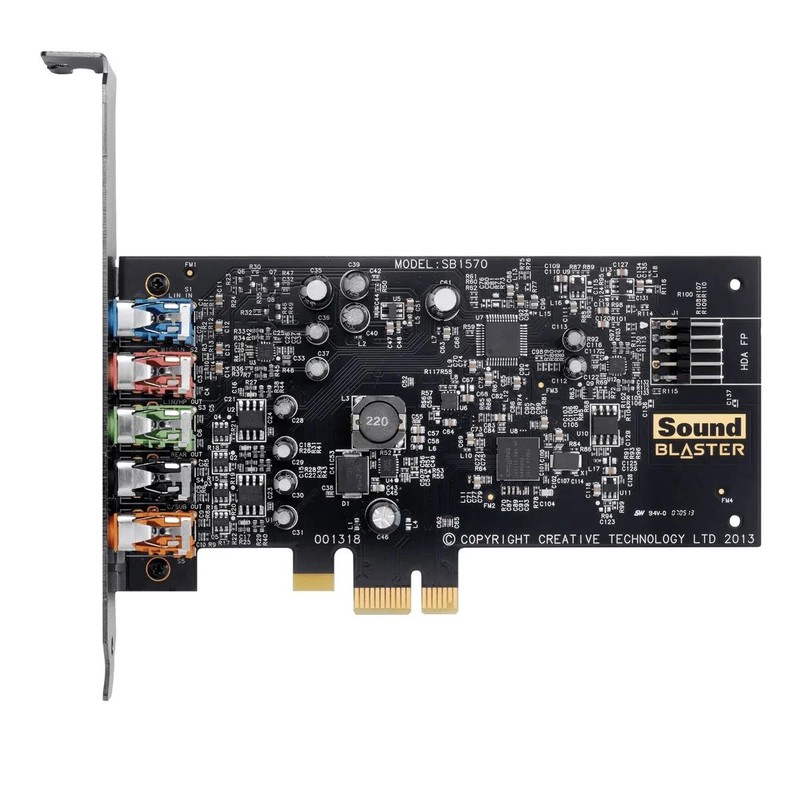 Creative Labs SB1570 Sound Blaster Audigy FX PCIe 5.1 Sound Card