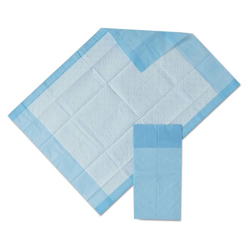 Medline Protection Plus Disposable Underpads 17 x 24 Blue 25/Bag MSC281224C