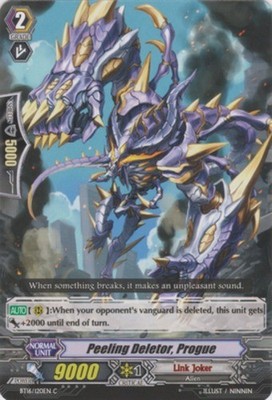 4 x Peeling Deletor, Progue - BT16/120EN - C Near Mint / Mint, English CFV