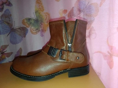 Men Clarks Boots Brown Leather 6 - Bild 1 von 3