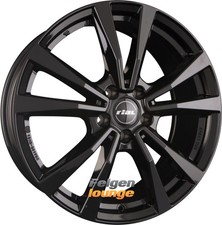 4x RIAL M12X Diamant-Schwarz 9x20 ET42 5x112