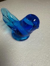 BLUEBIRD OF HAPPINESS Signed Leo Ward - 1994 - Handblown Glass