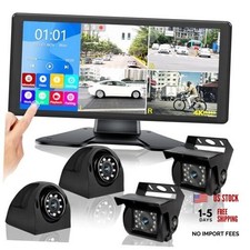 RV Backup Camera System with 10.36 4K Monitor for RV Truck Bus Trailer with