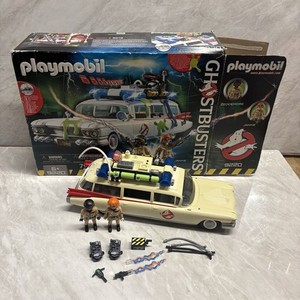 PLAYOBIL Ghostbusters 9220 Ecto-1 con ódulo de Luz y Sonido, A Partir