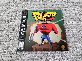 BLASTO SONY PLAYSTATION 1 PS1 PLAY STATION ONE COMPLETE BLACK LABEL Tested