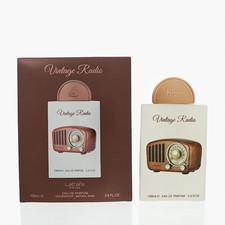 Pride Vintage Radio by Lattafa Box for Men 3.4 Oz Eau De Parfum Spray