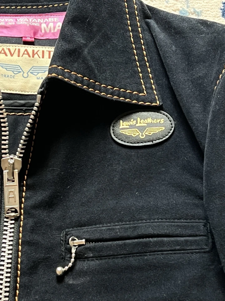 Байкерская куртка Comme des Garçons × Junya Watanabe × Lewis Leathers 2003 с бахромой - Изображение 3 из 4