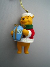 VINTAGE DISNEY'S WINNIE THE POOH with CHRISTMAS ORNAMENT