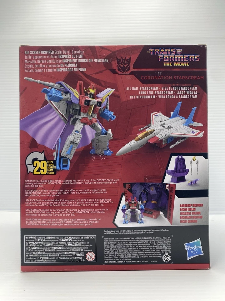 Hasbro Transformers the Movie Studio Series Coronation Starscream - Image 3 of 4
