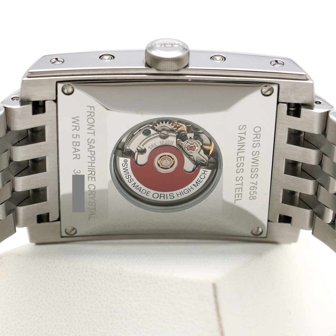 Oris Rectangular Complication Watch Day Date Moon… - image 5