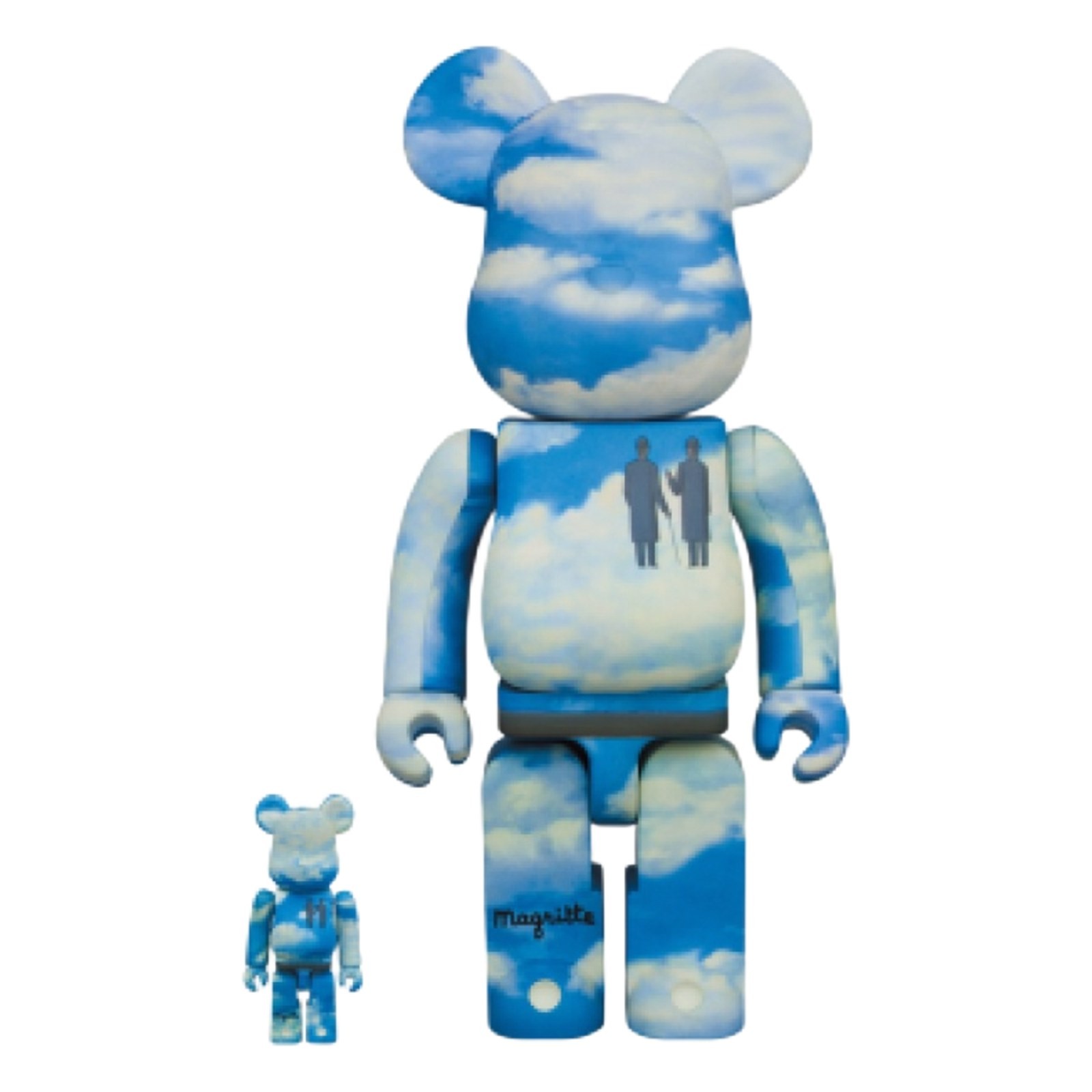 Bearbrick Rene Magritte The Infinite Recognition / The Castle Of the Pyrenees