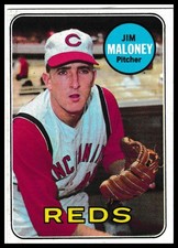 1969 Topps #362 Jim Maloney Cincinnati Reds