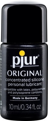 PJUR Original Silicon 10ML/ .34 OZ Travel Size Personal Lubricant