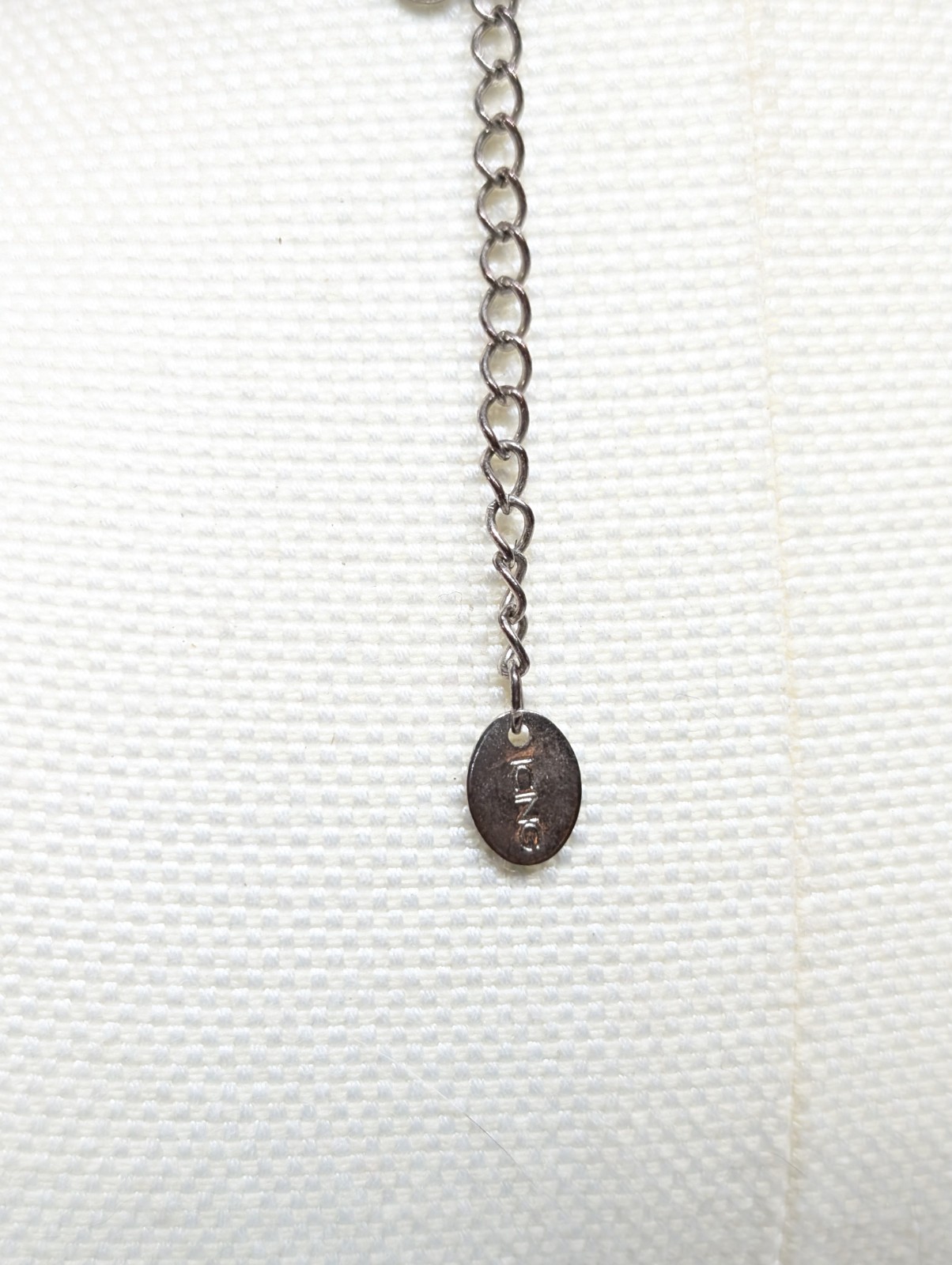 Delicate 16” Amber Tiny Crystals Dangle Necklace … - image 9