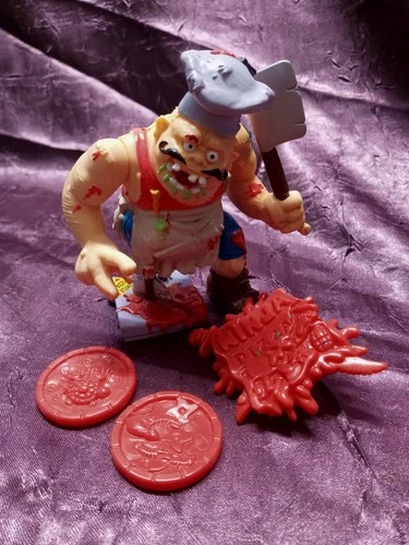 100% Complete 1990 Pizzaface & Card TMNT Teenage Mutant Ninja Turtles Figure Lot