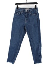 Topshop Women's Jeans W 28 in; L 32 in Blue Cotton with Elastane Skinny