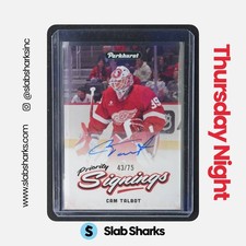 2026 UPPER DECK SPRING EXPO CAM TALBOT PARKHURST PRIORITY SIGNINGS AUTO /75