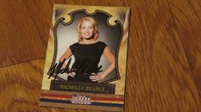 Michelle Beadle Autographed Hand Signed Card San Antonio Spurs