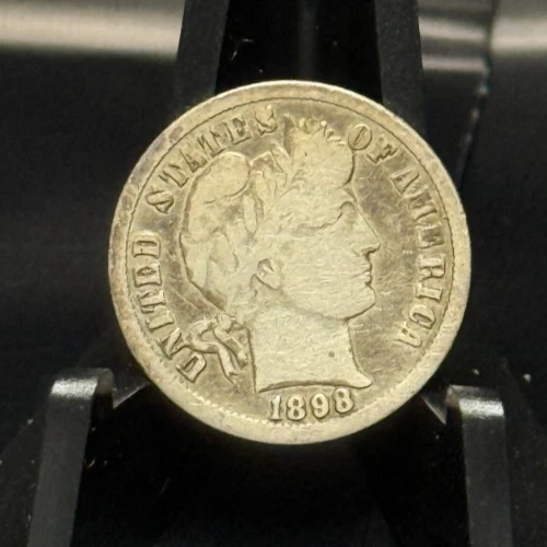 1898-O Barber Dime 10C Silver Coin