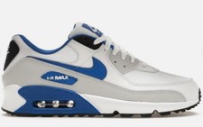 Size 9.5 - Men's Air Max 90 LTR White/Game Royal-Photon Dust FN6843-100