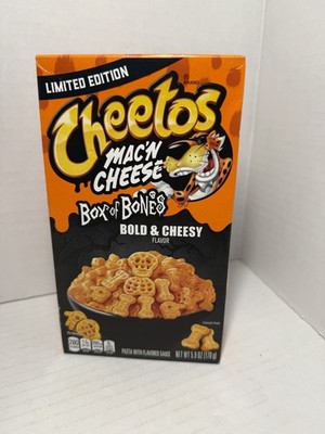 Cheetos Limited Edition Mac'n Cheese Box of Bones Bold & Cheesy 5.9 Oz Box