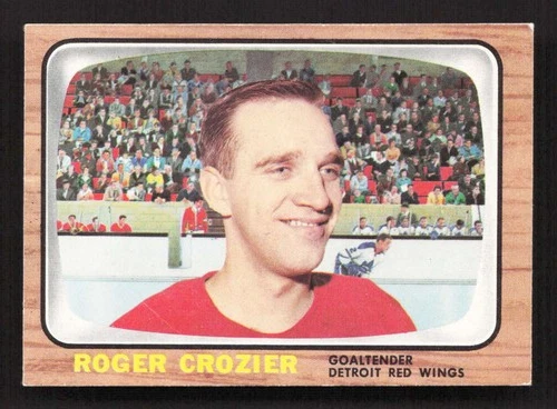 1966-67 Topps Roger Crozier #43 Detroit Red Wings VG TV12115